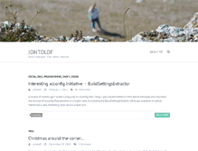 Tablet Screenshot of jontolof.com